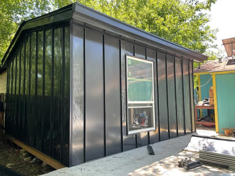 Black standing seam metal wall panels for Metal Roof Installation in Glen Burnie